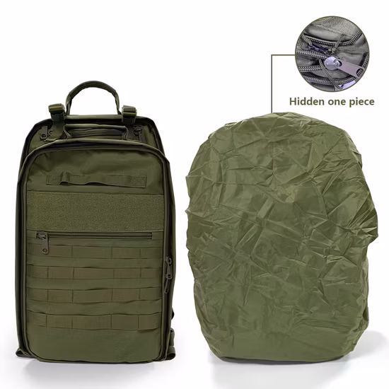 Mochila tática 2 em 1 para emergências ao ar livre, bolsa de suprimentos médicos para caminhadas, caça, acampamento, primeiros socorros